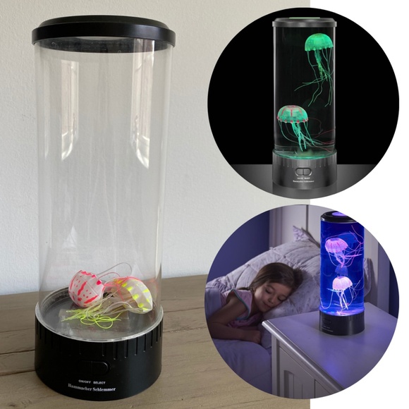 Hammacher Schlemmer Color Changing Jellyfish Aquarium Lamp - Picture 1 of 8